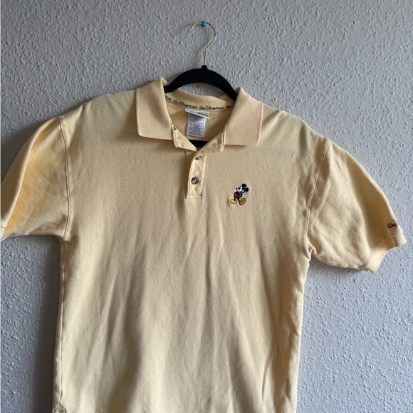Men’s Disney Cream Polo Shirt with Embroidered Logo Size P - Picture 1 of 9